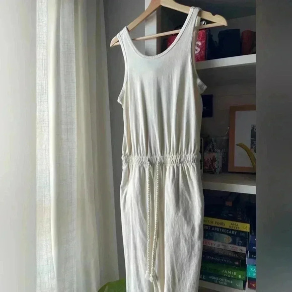 Universal Threads Cream Jogger Jumpsuit - Picture 2 of 5